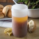 Carlisle 32 oz Store 'N Pour Quart Container - Polyethylene, White (PS603N02) thumbnail 5