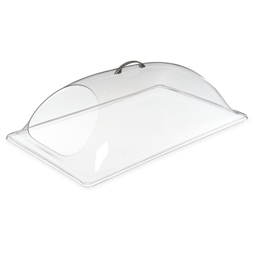 Carlisle Rectangular Food Pan Display Cover - 21 1/4" x 13 3/8", Polycarbonate, Clear (PSD21EH07)