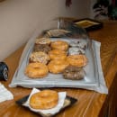 Carlisle Rectangular Food Pan Display Cover - 21 1/4" x 13 3/8", Polycarbonate, Clear (PSD21EH07) thumbnail 5