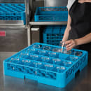 Carlisle OptiClean™ Glass Rack w/ (20) Compartments - Blue (RC2014) thumbnail 5