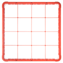 Carlisle Full Size Glass Rack Extender w/ (16) Compartments, Orange (RE16C24) thumbnail 2