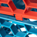 Carlisle Full Size Glass Rack Extender w/ (16) Compartments, Orange (RE16C24) thumbnail 4