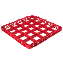 Carlisle Full Size Glass Rack Extender w/ (25) Compartments, Red (RE25C05) thumbnail 3