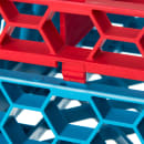 Carlisle Full Size Glass Rack Extender w/ (25) Compartments, Red (RE25C05) thumbnail 4