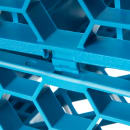 Carlisle Full Size Glass Rack Extender w/ (49) Compartments, Blue (RE4914) thumbnail 4