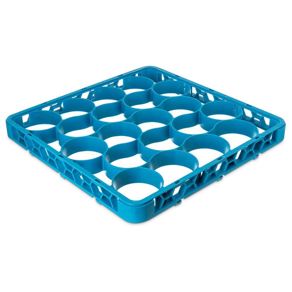 Carlisle Full Size Glass Rack Extender w/ (20) Compartments, Blue (REW20S14)