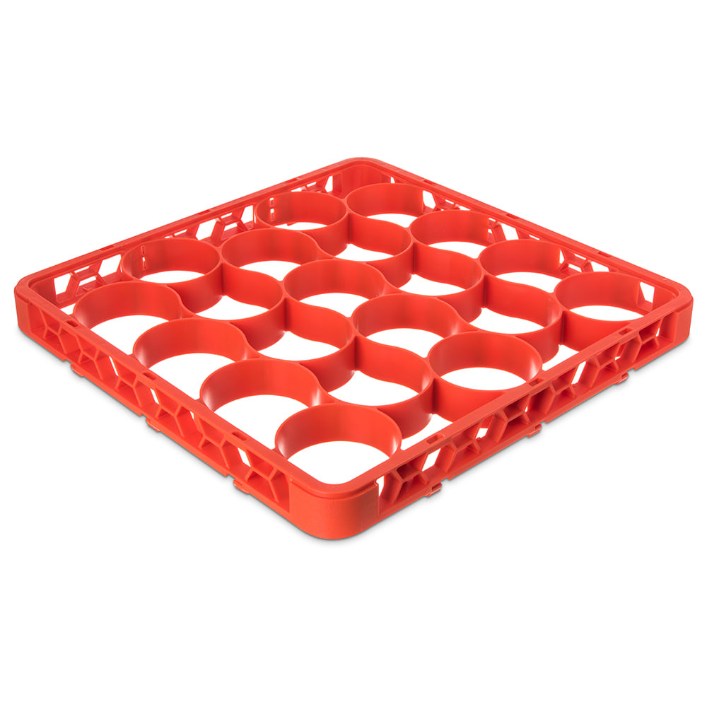 Carlisle Full Size Glass Rack Extender w/ (20) Compartments, Orange (REW20SC24)