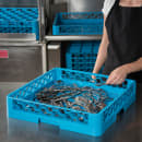 Carlisle Full Size Dishwasher Open Rack - Polypropylene, Blue (RF14) thumbnail 6