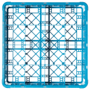 Carlisle OptiClean™ Glass Rack w/ (16) Compartments - Blue (RG1614) thumbnail 2