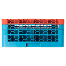 Carlisle OptiClean™ Glass Rack w/ (16) Compartments - (3) Extenders, Blue (RG16-3C412) thumbnail 2