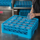 Carlisle OptiClean™ Glass Rack w/ (25) Compartments - (1) Extender, Blue (RG25-114) thumbnail 6