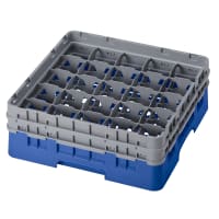 Carlisle OptiClean™ Glass Rack w/ (25) Compartments - (1) Extender, Blue (RG25-114) thumbnail 7