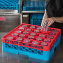 Carlisle OptiClean™ Glass Rack w/ (25) Compartments - (1) Extender, Blue (RG25-1C410) thumbnail 5
