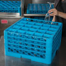 Carlisle OptiClean™ Glass Rack w/ (25) Compartments - (4) Extenders, Blue (RG25-414) thumbnail 5