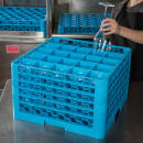 Carlisle OptiClean™ Glass Rack w/ (25) Compartments - (5) Extenders, Blue (RG25-514) thumbnail 5