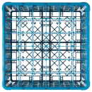 Carlisle OptiClean™ Glass Rack w/ (36) Compartments - (3) Extenders, Blue (RG36-314) thumbnail 2