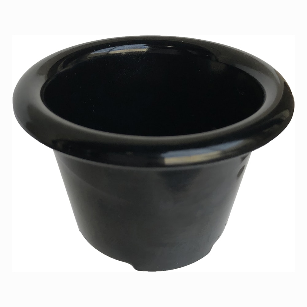 Carlisle 1 1/2 oz Melamine Ramekin, Black (S27603)