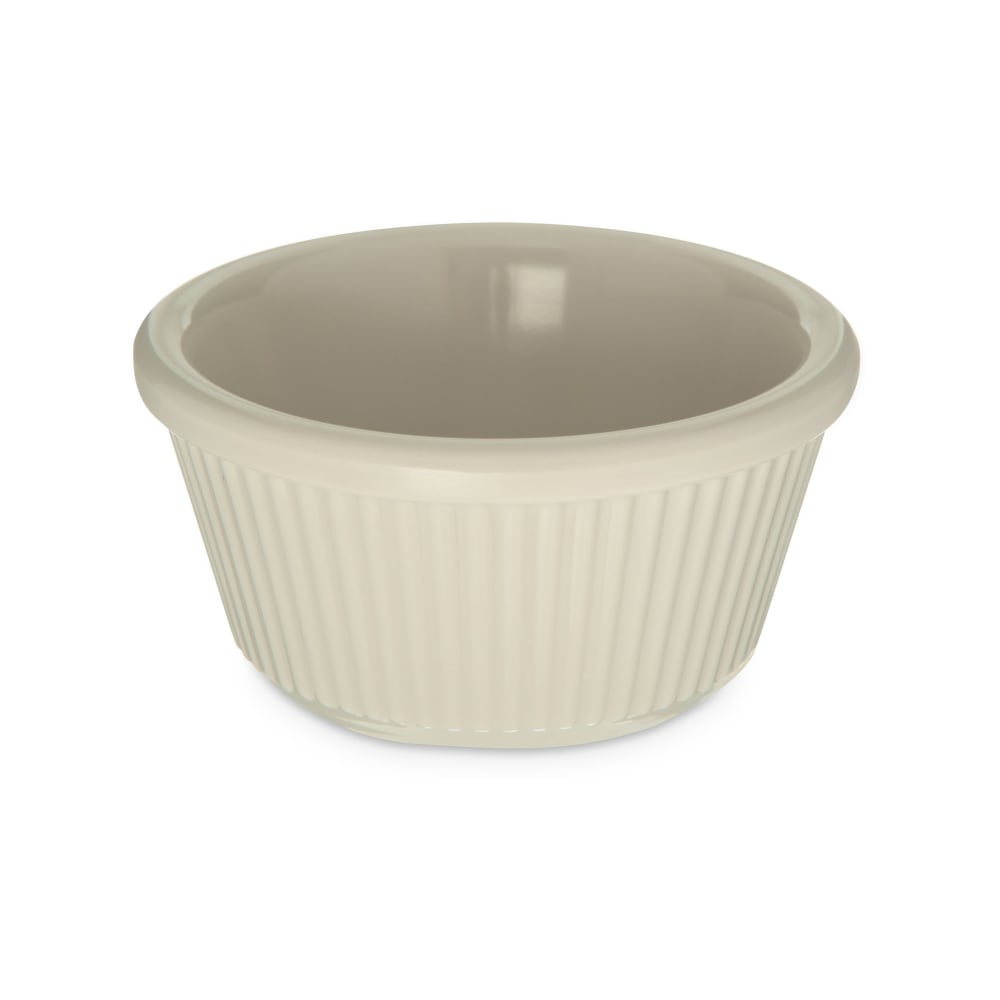 Carlisle 3-oz Fluted Ramekin - (12/Pk) Melamine, Bone (S282-842)