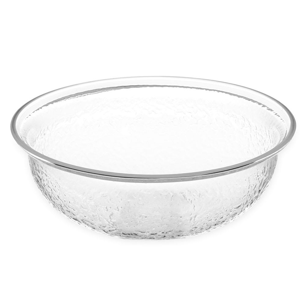Carlisle 8" Round Salad Bowl w/ 1 2/5 qt Capacity, Acrylic, Clear (SB6807)