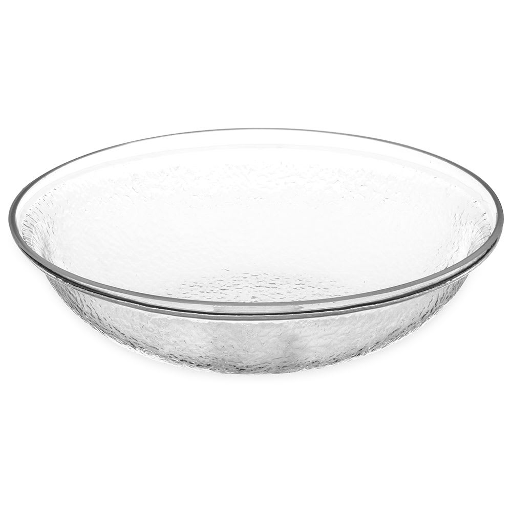 Carlisle 10" Round Salad Bowl w/ 2 qt Capacity, Acrylic, Clear (SB7007)