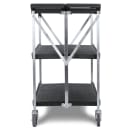 Carlisle 3 Level Polymer Utility Cart w/ 350 lb Capacity, Flat Ledges (SBC203103) thumbnail 4