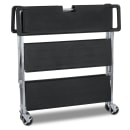 Carlisle 3 Level Polymer Utility Cart w/ 350 lb Capacity, Flat Ledges (SBC203103) thumbnail 5