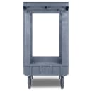 Carlisle 2 Level Polymer Utility Cart w/ 500 lb Capacity, Raised Ledges (UC4018-23) thumbnail 3