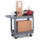 Carlisle 2 Level Polymer Utility Cart w/ 500 lb Capacity, Raised Ledges (UC4018-23) thumbnail 6
