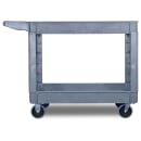 Carlisle 2 Level Polymer Utility Cart w/ 500 lb Capacity, Raised Ledges (UC452523) thumbnail 2