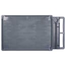 Carlisle 2 Level Polymer Utility Cart w/ 500 lb Capacity, Raised Ledges (UC452523) thumbnail 4