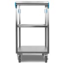 Carlisle 3 Level Stainless Utility Cart w/ 500 lb Capacity, Flat Ledges (UC5031827) thumbnail 2