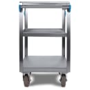 Carlisle 3 Level Stainless Utility Cart w/ 700 lb Capacity, Flat Ledges (UC7032133) thumbnail 3