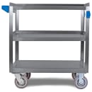 Carlisle 3 Level Stainless Utility Cart w/ 700 lb Capacity, Flat Ledges (UC7032133) thumbnail 4