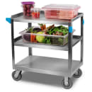 Carlisle 3 Level Stainless Utility Cart w/ 700 lb Capacity, Flat Ledges (UC7032133) thumbnail 5