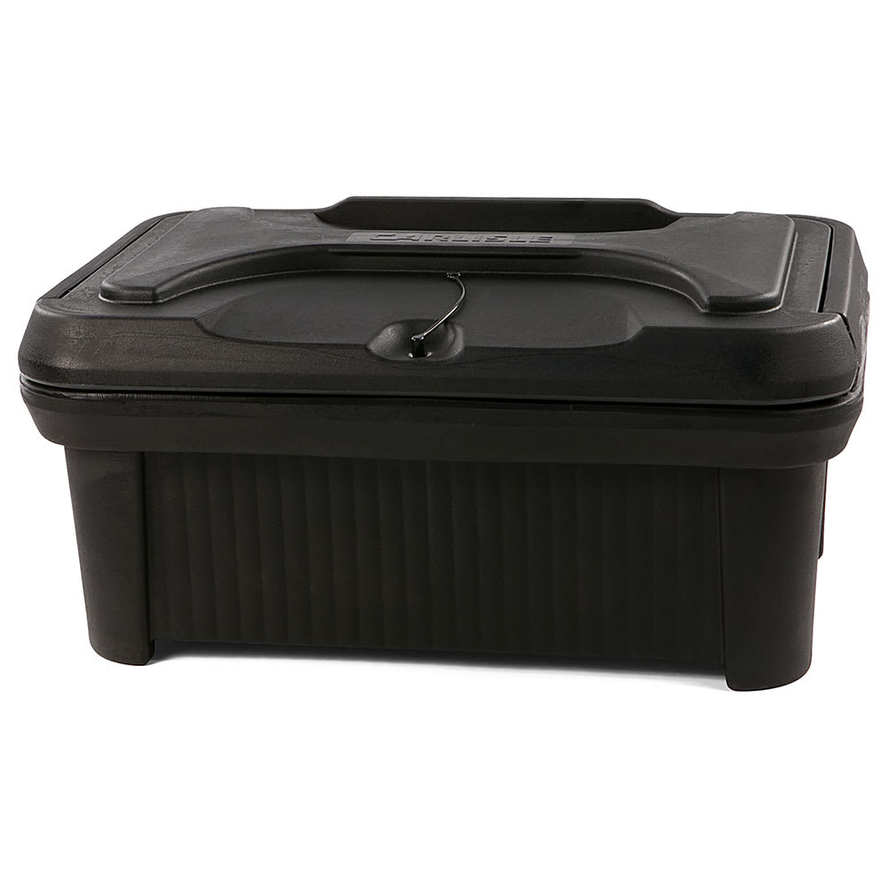 Carlisle Cateraide™ Insulated Food Carrier - 18 qt w/ (1) Pan Capacity, Black (XT160003)