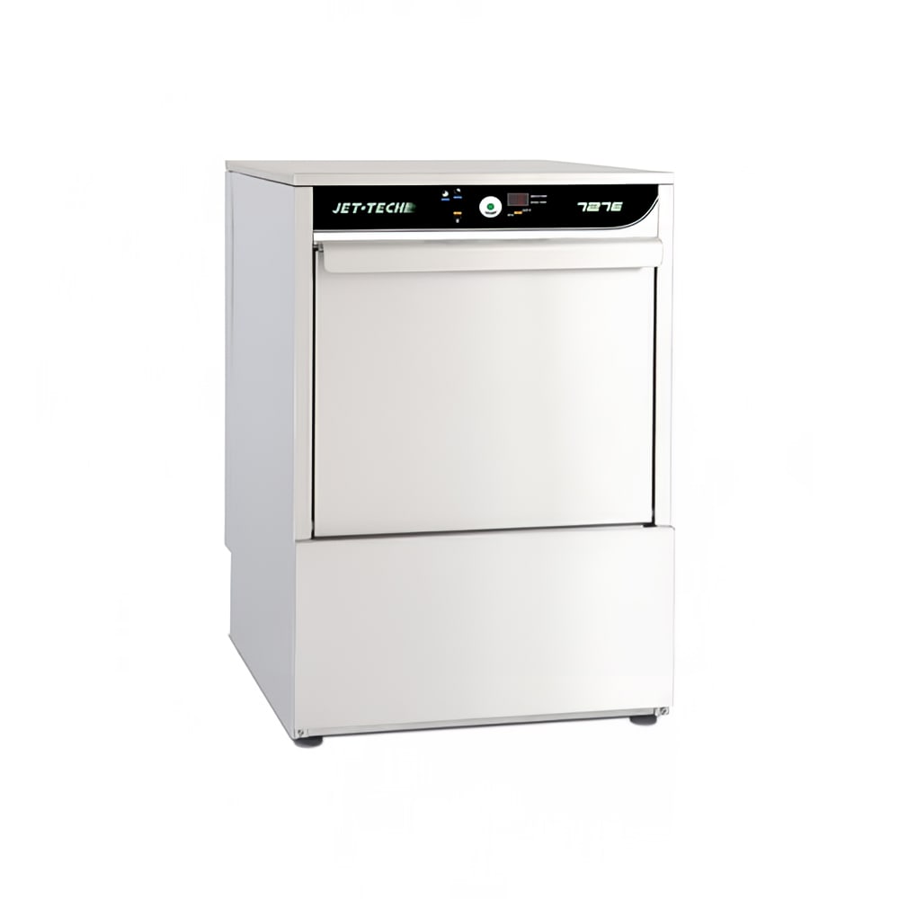 Jet Tech 727-E High Temp Rack Undercounter Glass Washer w/ 30 Racks/hr Capacity - Built-in Booster,  208v/1ph