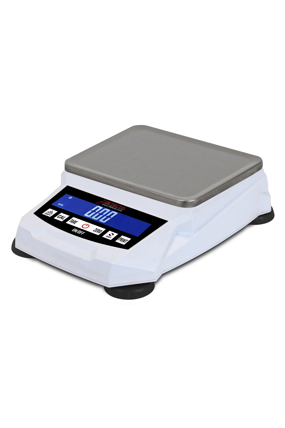 Detecto 420-3000 3000 g Digital Precision Balance Scale - 7 2/5" x 5 4/5" Platform, Stainless Steel thumbnail 6