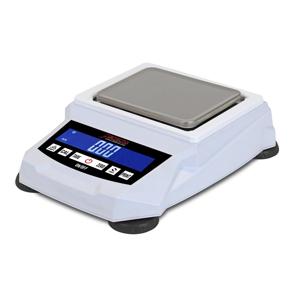 Detecto 420-600 600 g Digital Precision Balance Scale - 5 7/10" x 4 1/2" Platform, Stainless Steel