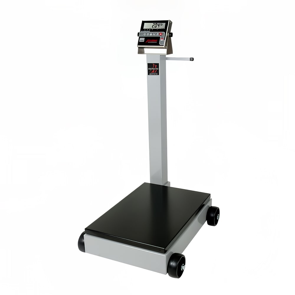 Detecto 5852F-210 500 lb Digital Portable Scale w/ 210 Weight Display Indicator