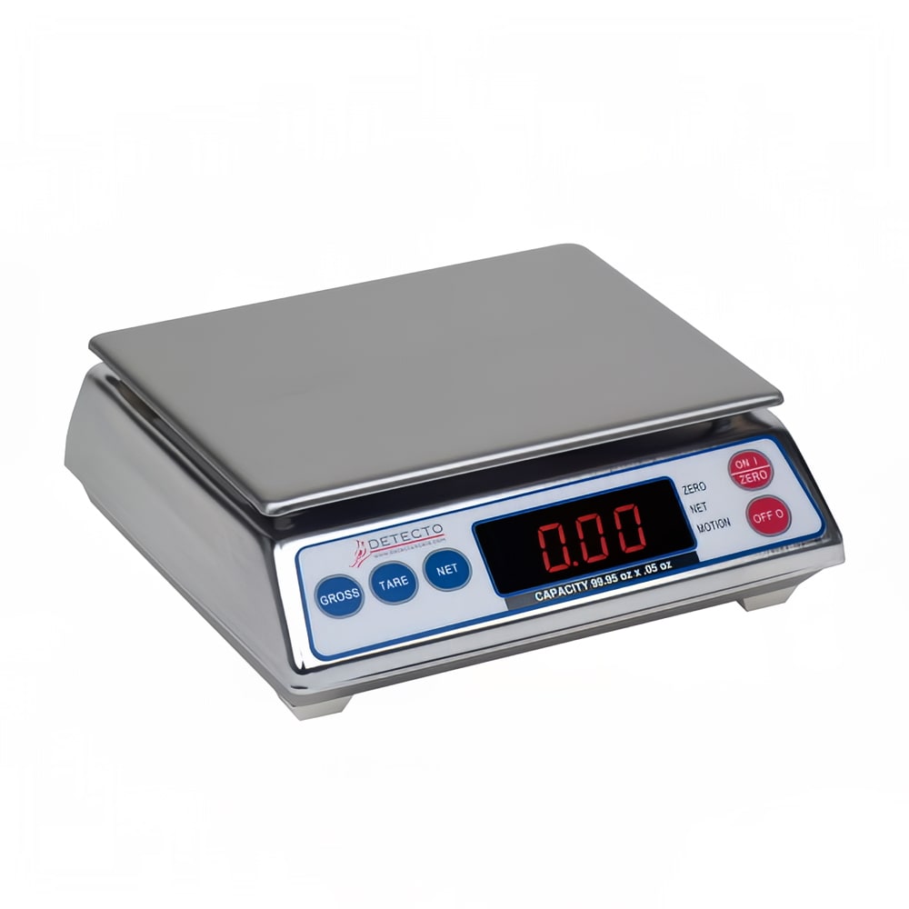 Detecto AP-6 Top Loading Scale w/ Digital Display, 99 95/100 x 1/20 oz Capacity
