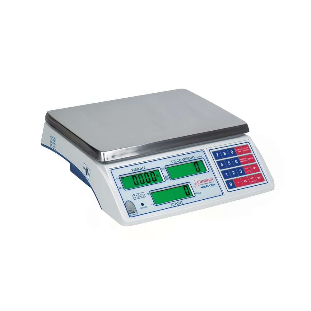 Detecto CS-30 30 lb Inventory Counting Scale - Count Accumulator, 110 240v/1ph