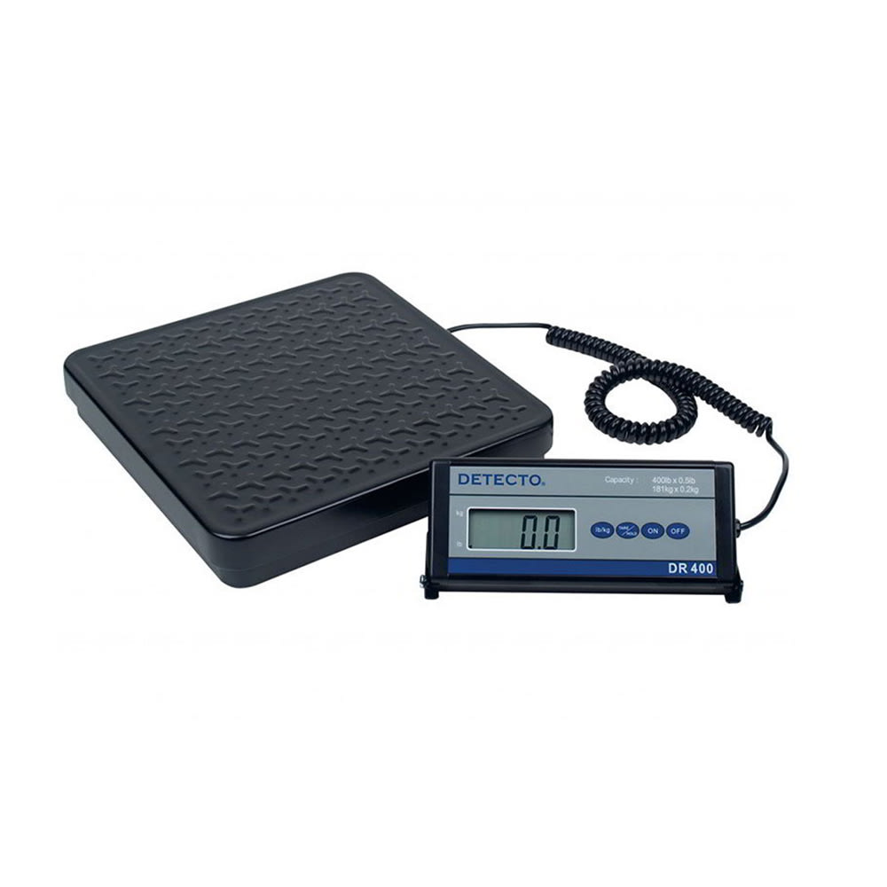 Detecto DR150 Digital Shipping Receiving Scale w lb kg Conversion, 150 x 1/5 lb