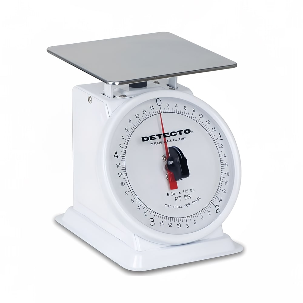 Detecto PT-1000RK Petite Dial Portion Scale w/ Enamel Finish, 1000 x 5 g Capacity