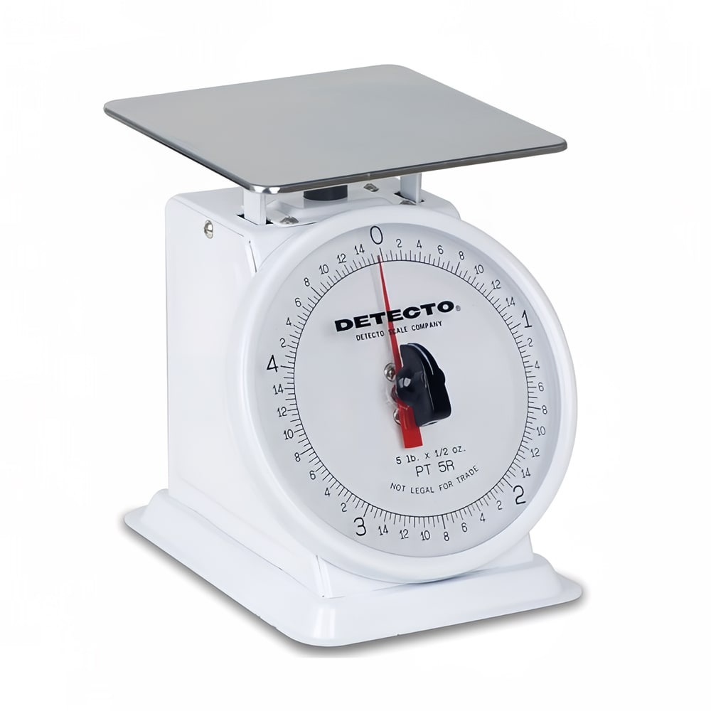 Detecto PT2 Petite Top Loading Counter Scale w/ 6" Dial, 32 x  1/4 oz Capacity