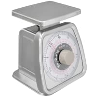 Detecto PT-5SR Petite Top Loading Rotating Dial Portion Scale w/ Stainless, 5 lb x  1/2 oz thumbnail 2