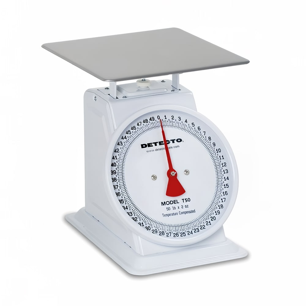 Detecto T2 Top Loading Dial Portion Scale w/ Enamel Housing, 32 x 1/8 oz