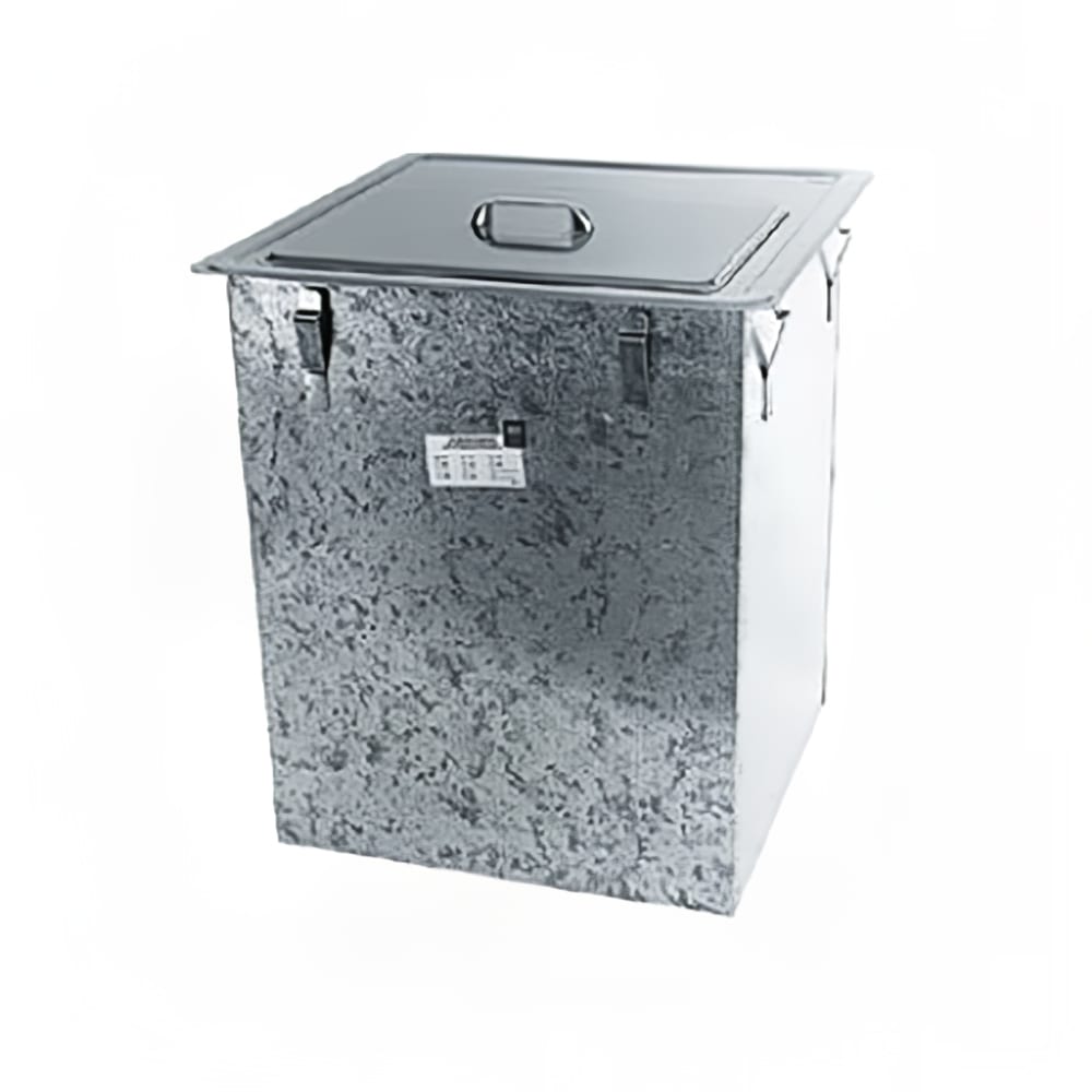 Delfield 203 20 1/2" x 20 1/2" Drop In Ice Bin w/ 90 lb Capacity - Stainless