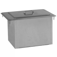 Delfield 203 20 1/2" x 20 1/2" Drop In Ice Bin w/ 90 lb Capacity - Stainless thumbnail 2