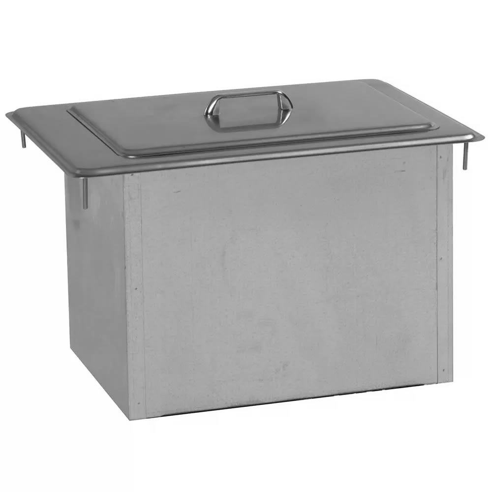 Delfield 305 21 1/4" x 15 1/4" Drop In Ice Bin w/ 45 lb Capacity - Stainless