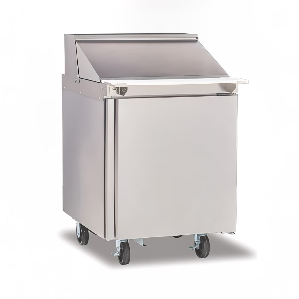 Delfield 4427NP-9M 27" Mega Top Sandwich/Salad Prep Table w/ Refrigerated Base, 115v